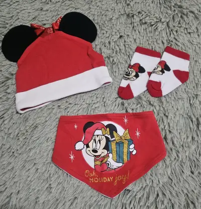 Set navideño Minnie Mouse para bebé - miniatura 1