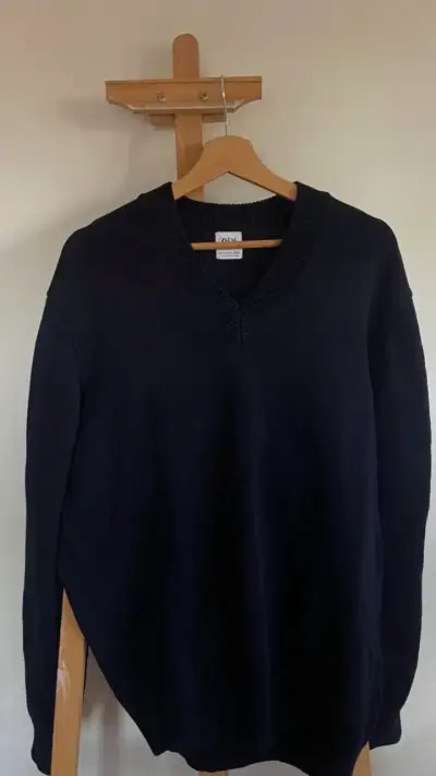 Suéter azul marino Zara de hombre - miniatura 1