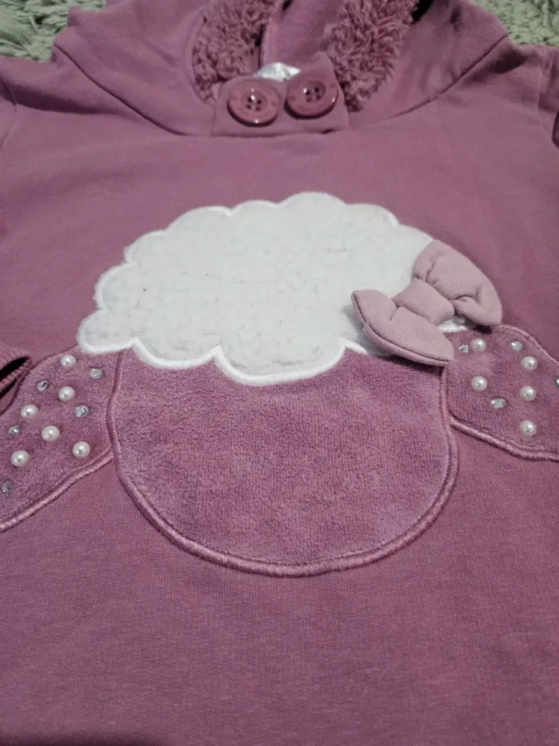 Conjunto de ropa infantil rosado - 4