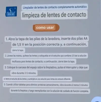 Limpiador automático de lentes de contacto S-787 - miniatura 2