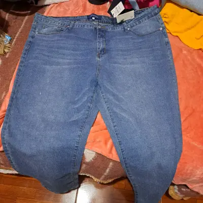 Jeans de mezclilla talla grande - miniatura 1