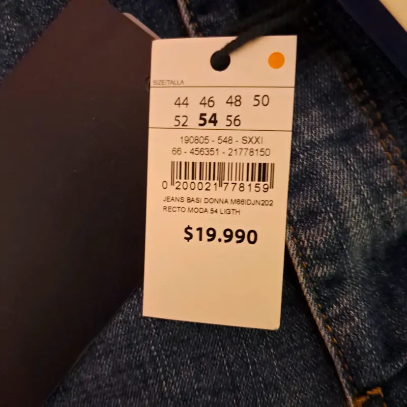 Jeans de mezclilla talla grande - 2