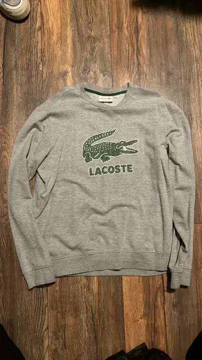 Polerón gris Lacoste para hombre - miniatura 1