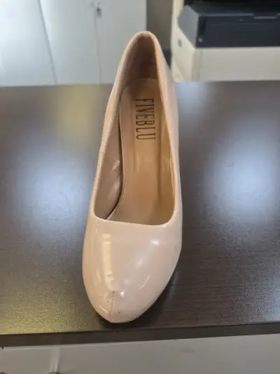 Zapato de tacón nude Fiveblu - miniatura 1