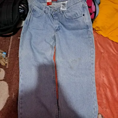 Jeans de mezclilla azul claro - miniatura 1