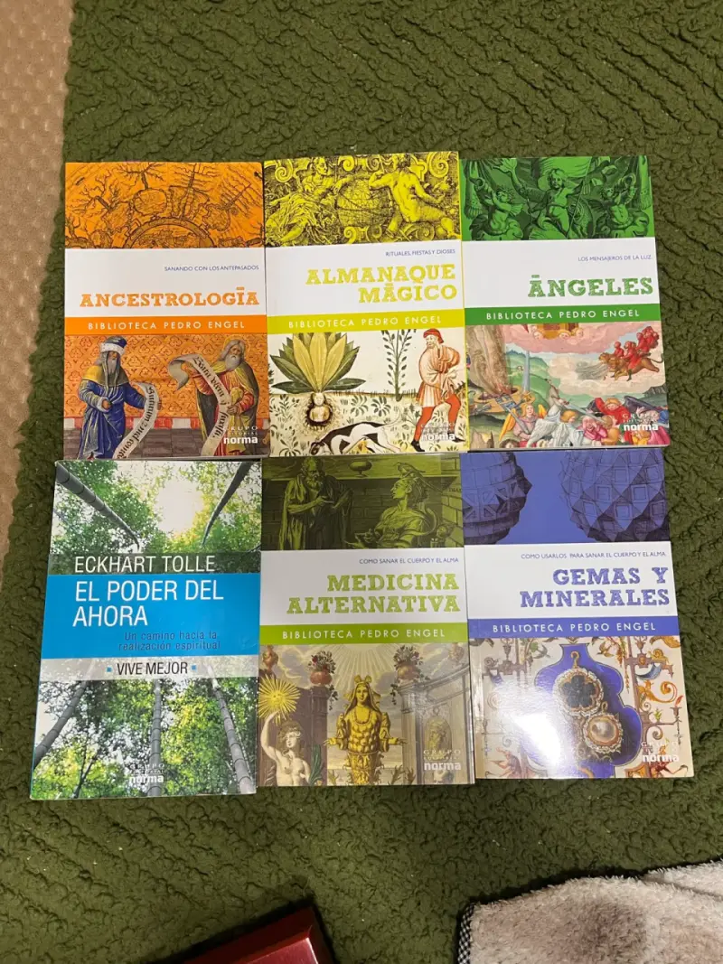 Colección de libros de espiritualidad y bienestar