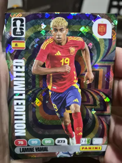 Tarjeta Panini edición limitada Lamine Yamal - miniatura 1