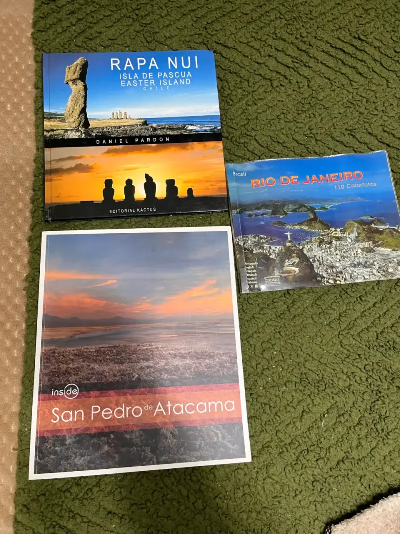 Set de libros de fotografía de viajes
