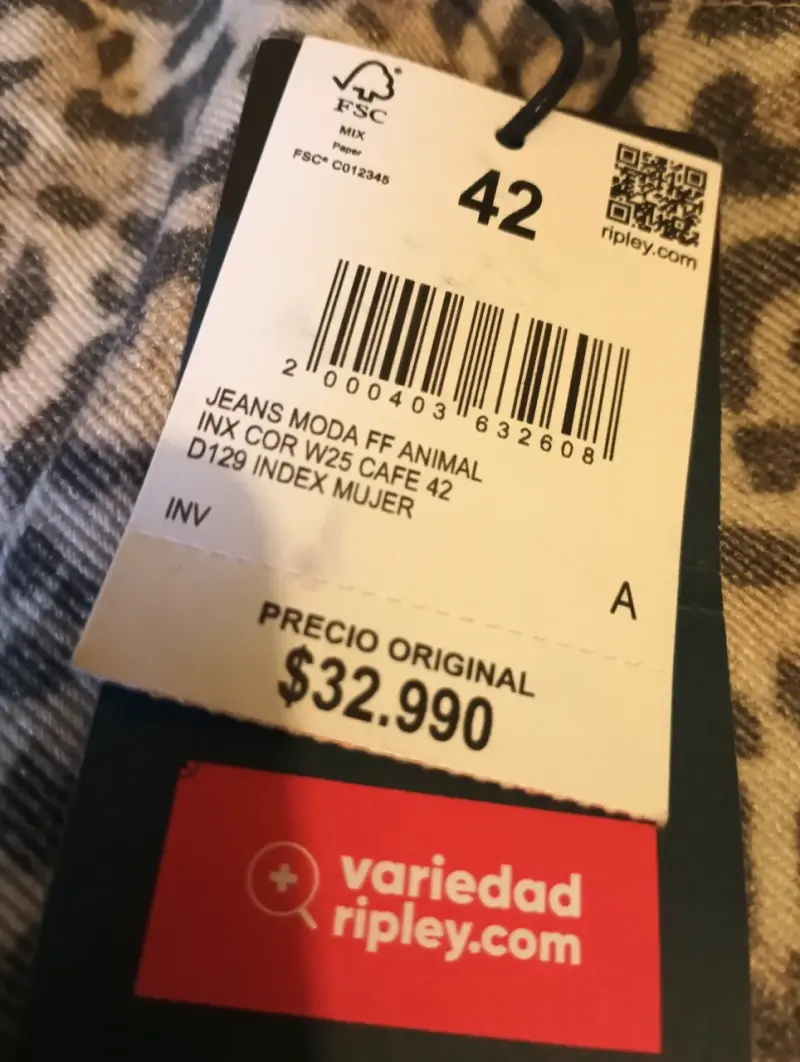 Jeans estampados de leopardo talla 42 - 3