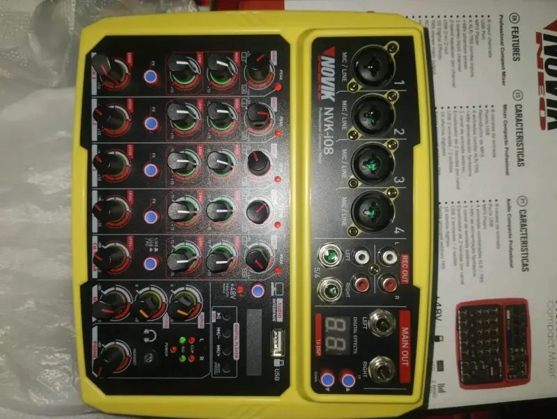 Mezclador compacto profesional Novik NVK-i08 - 2