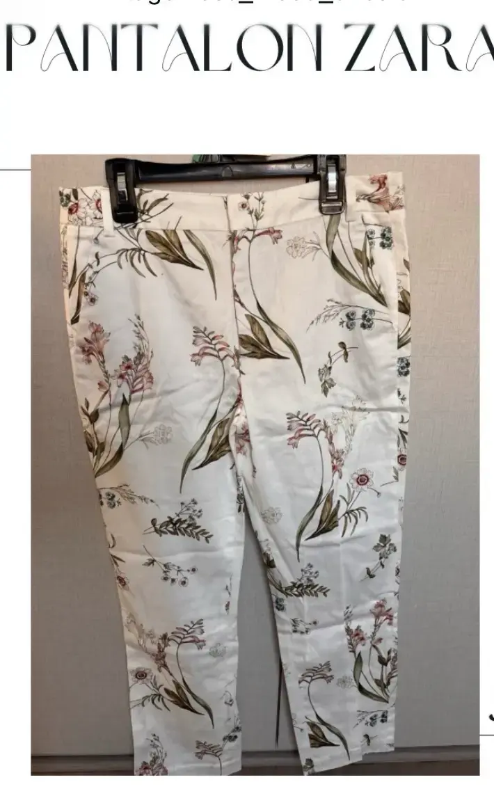 Pantalón floral Zara para mujer - 1