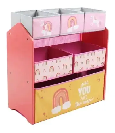 Organizador infantil con diseño de arcoíris - miniatura 1