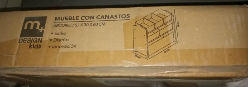 Organizador infantil con diseño de arcoíris - 3