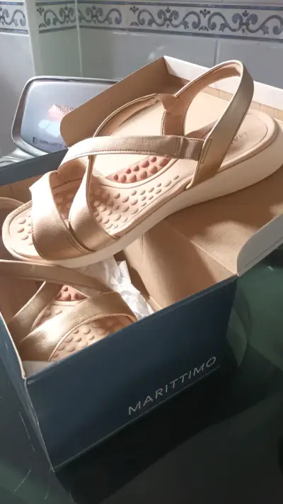 Sandalias doradas Marittimo Flex - miniatura 3