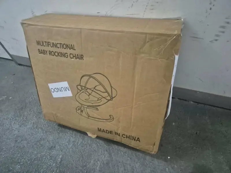 Silla mecedora electrica para bebé rosada - 2