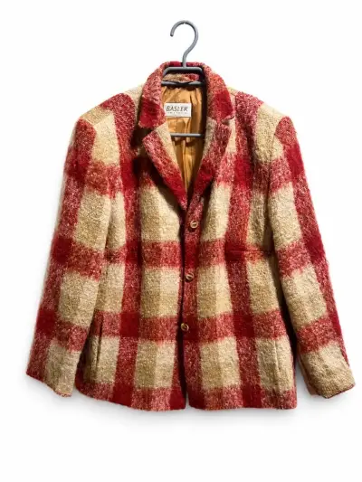 Chaqueta de lana a cuadros Basler - miniatura 1