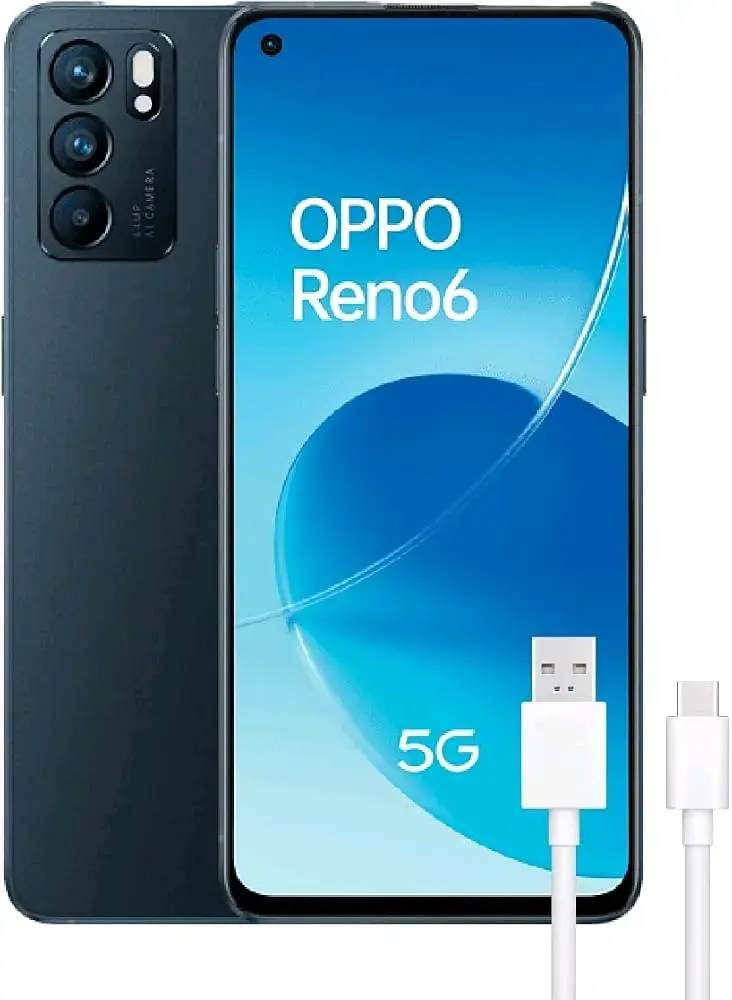Smartphone OPPO Reno6 5G con cargador - 1