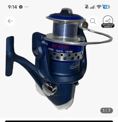 Carrete de pesca AF4000 azul - miniatura 1