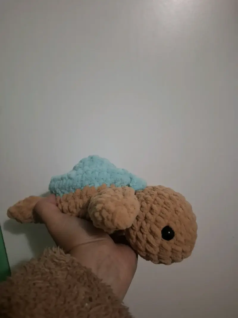 Tortuga de peluche hecha a mano - 2