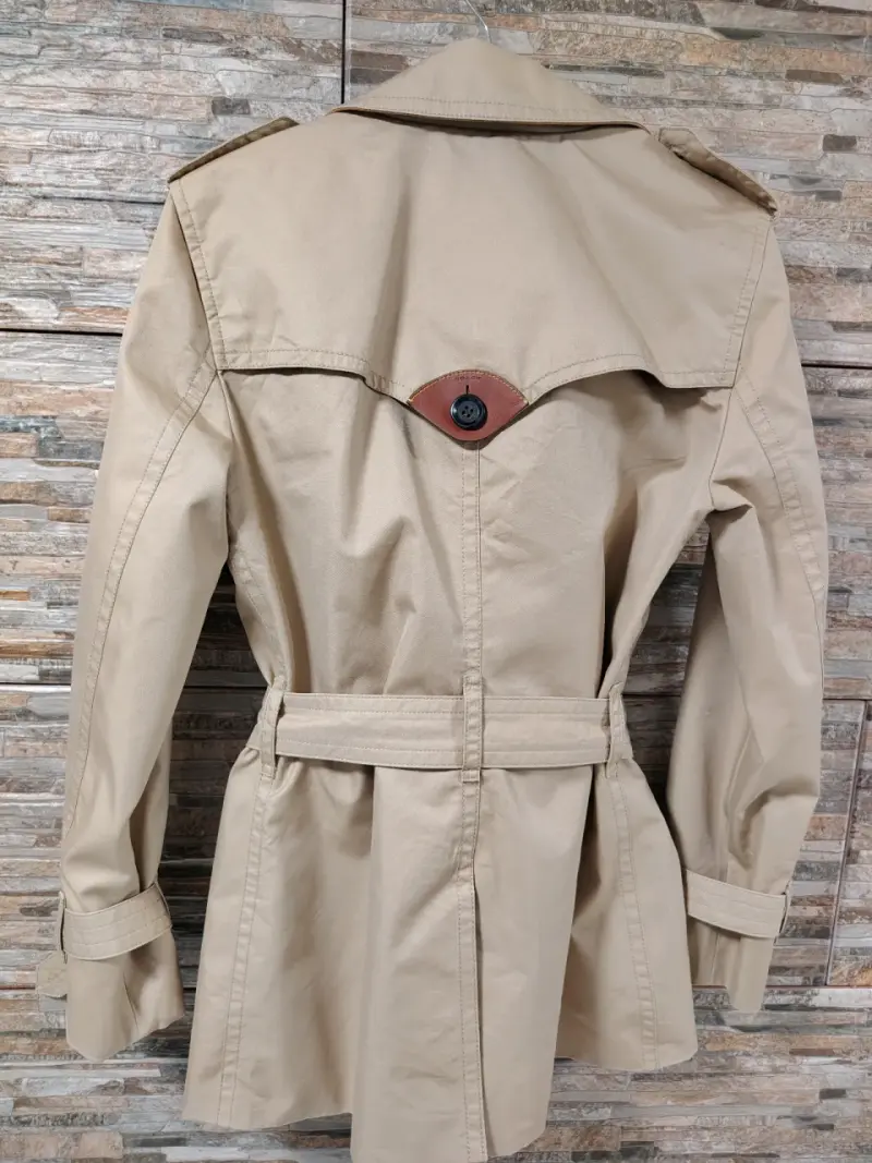 Trench gabardina Coach beige - 2