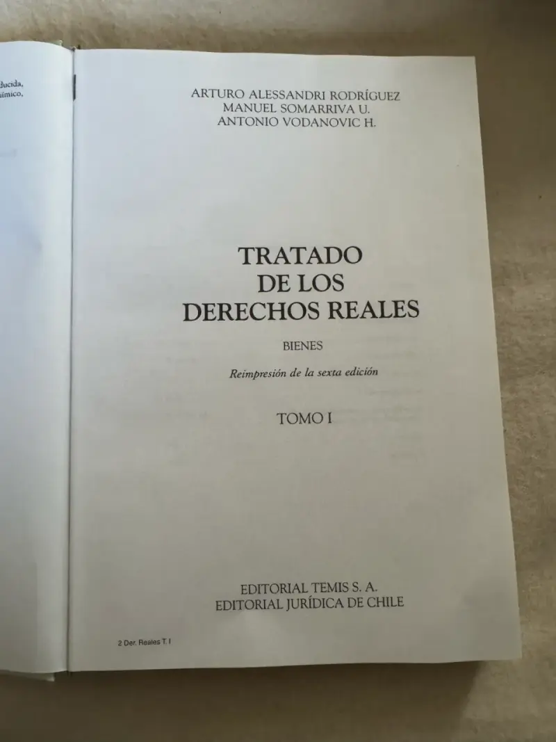 Tratado de los Derechos Reales - Tomo I - 2