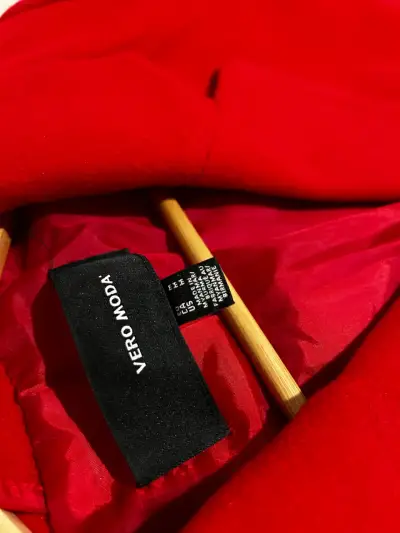 Abrigo rojo Vero Moda para mujer - miniatura 1