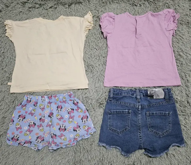 Conjunto de ropa infantil Disney y floral - 2