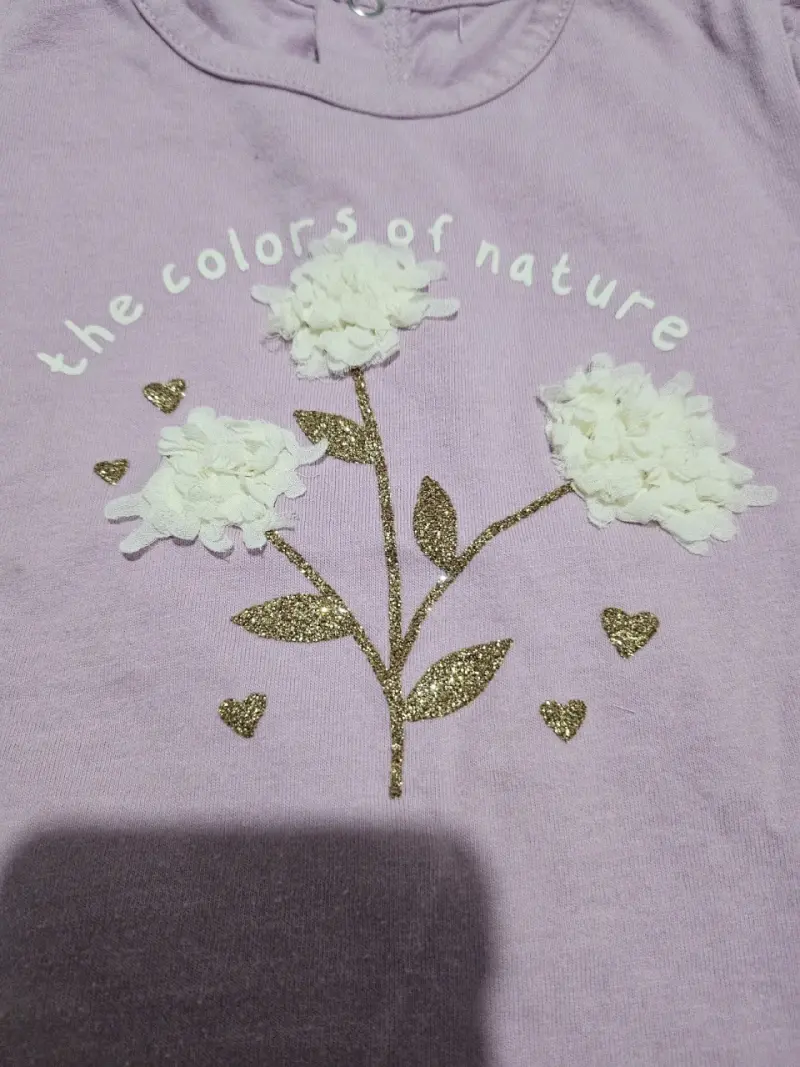 Conjunto de ropa infantil Disney y floral - 5