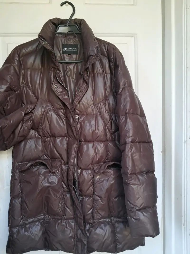 Chaqueta acolchada marrón para invierno - 5