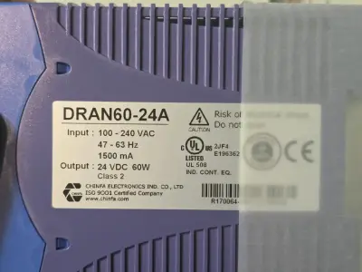 Fuente de poder DRAN60-24A para riel DIN - miniatura 3