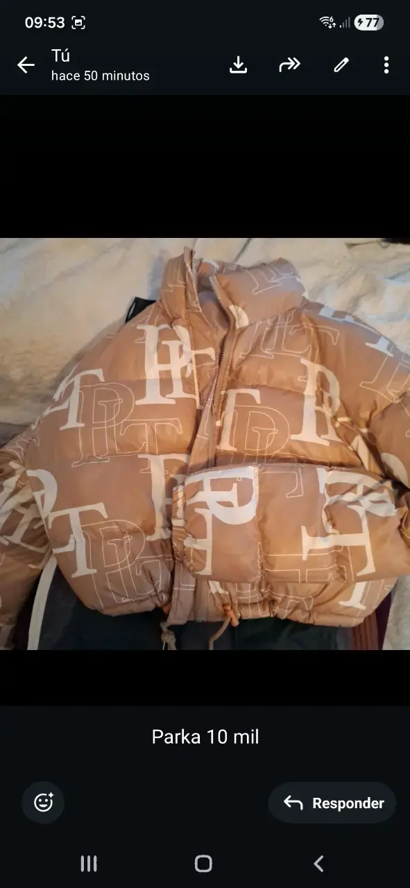 Chaqueta acolchada PrettyLittleThing beige - 2
