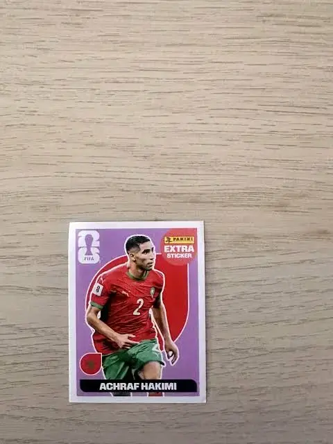 Lámina Panini Achraf Hakimi Mundial FIFA