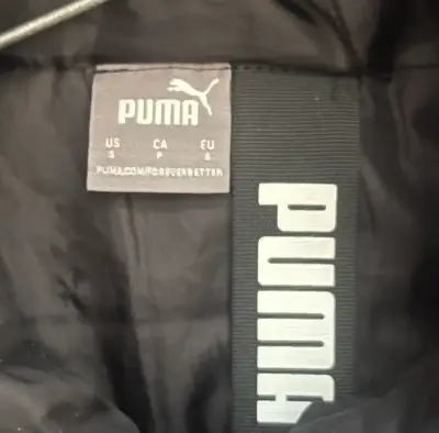 Parka negra con capucha Puma - miniatura 2