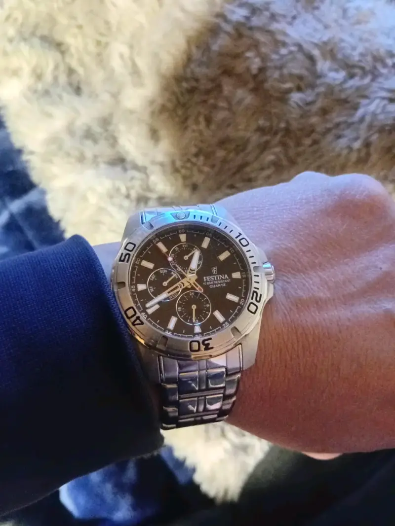 Reloj Festina cronógrafo de acero inoxidable - 1