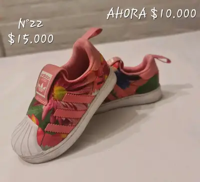 Zapatillas Adidas Superstar florales para niños - miniatura 1