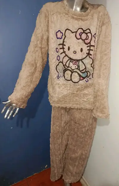 Chaqueta de lana rosa con capucha - miniatura 6