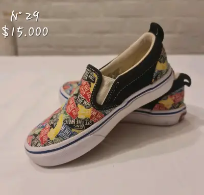 Zapatillas Vans estampadas talla 29 - miniatura 1