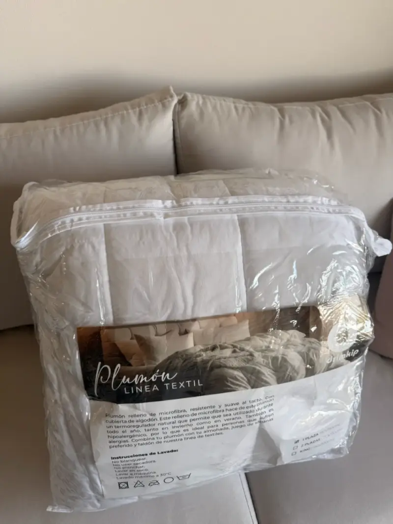 Plumón de 1 plaza + almohada marca drimkip - 2
