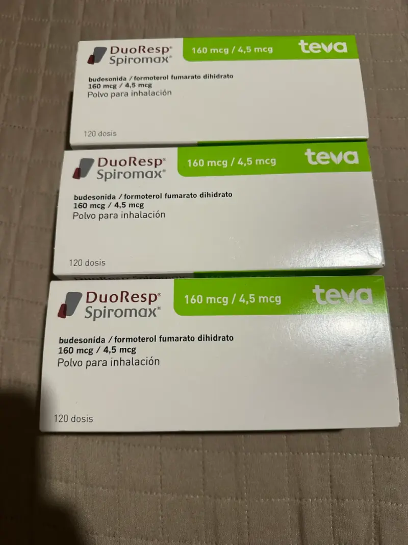 Inhalador DuoResp Spiromax 160mcg/4.5mcg 120 dosis - 2