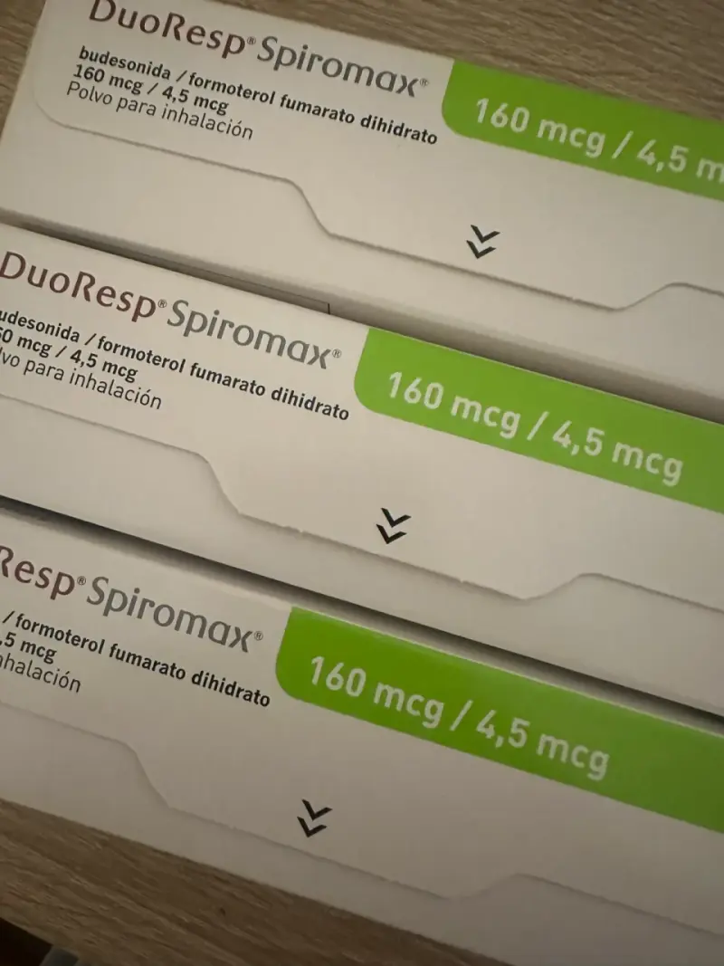 Inhalador DuoResp Spiromax 160mcg/4.5mcg 120 dosis - 4