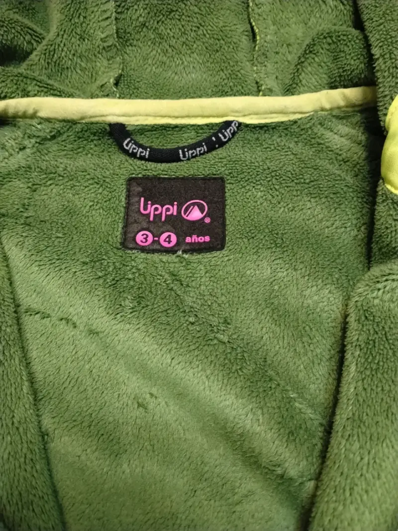 Chaqueta outdoor verde Uppii con capucha - 4
