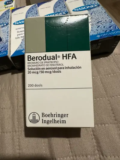 Inhalador Berodual HFA 200 dosis - miniatura 1
