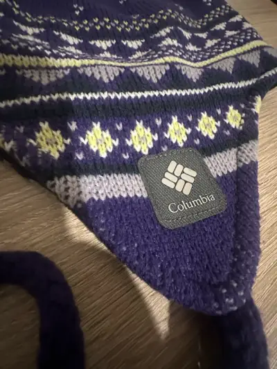 Gorro de lana Columbia con diseño invernal - miniatura 1