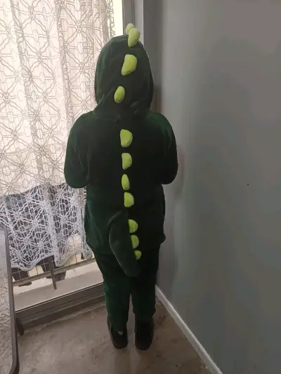 Disfraz de dinosaurio para niño talla 12 - miniatura 2