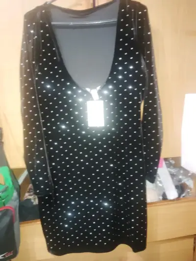 Vestido  brillos H&M - miniatura 1