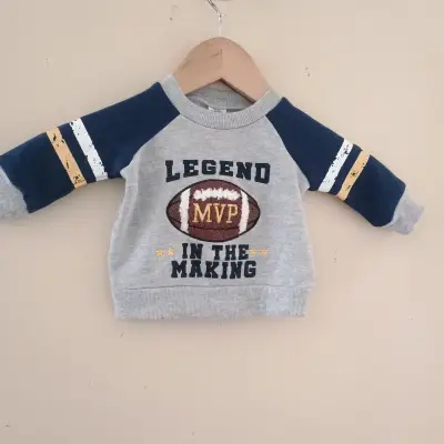 Polerón infantil 'Legend MVP' gris y azul - miniatura 1