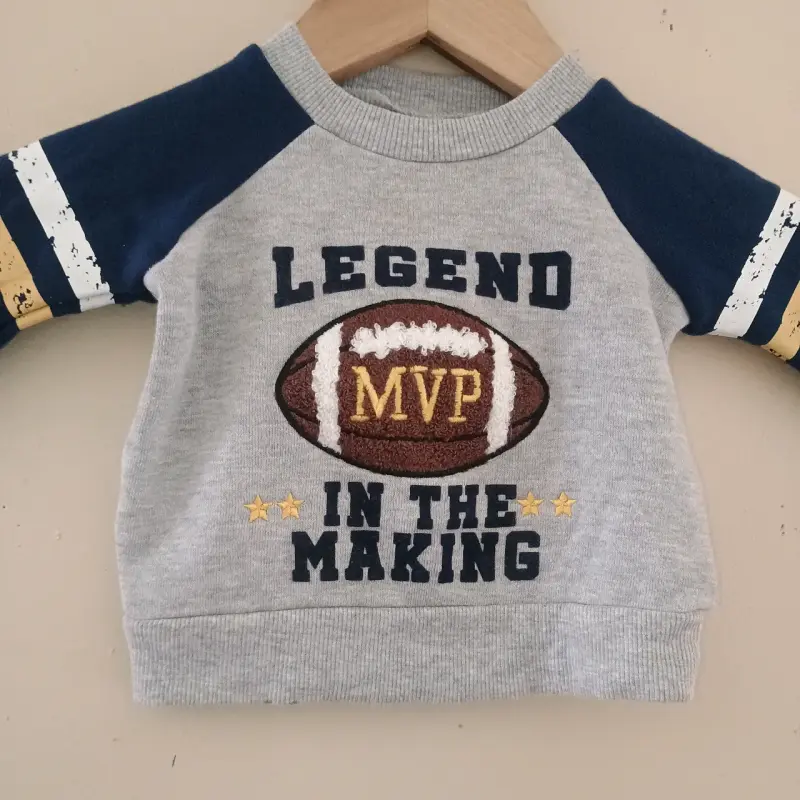 Polerón infantil 'Legend MVP' gris y azul - 2