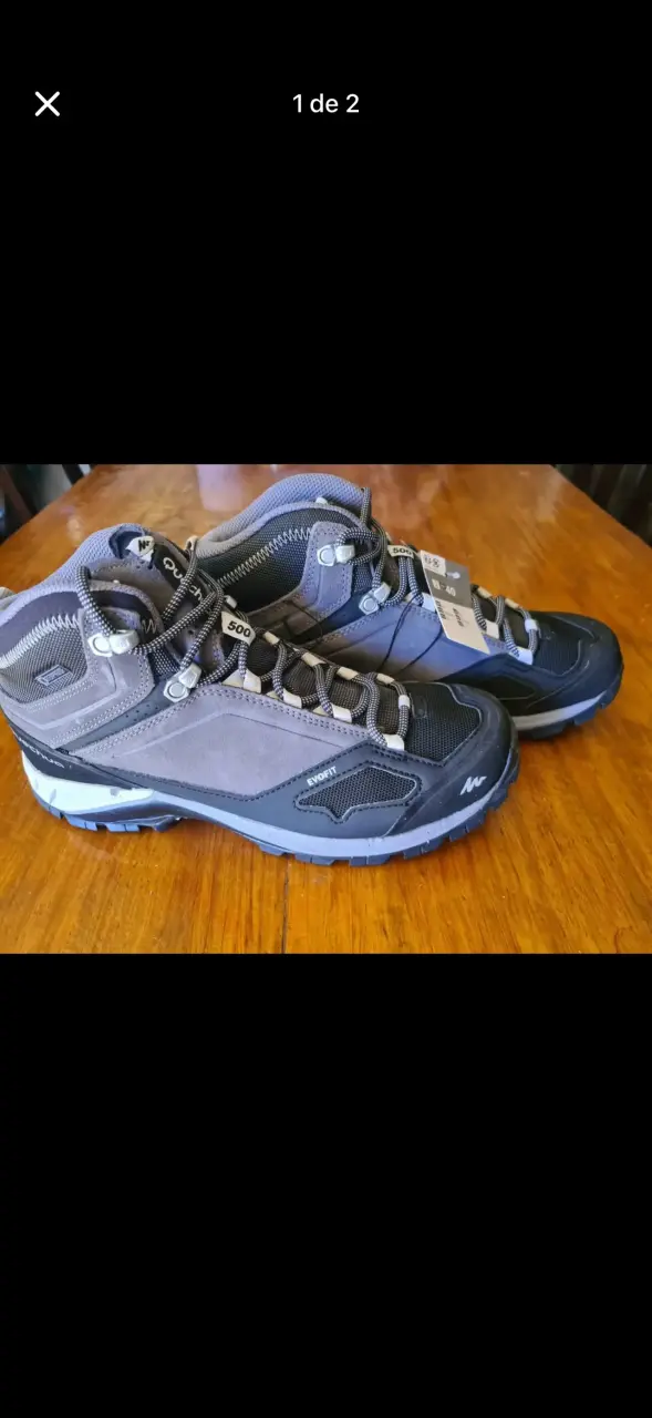 Botas de trekking Quechua impermeables - 1
