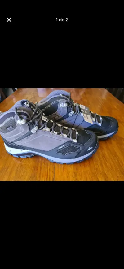Botas de trekking Quechua impermeables - miniatura 1
