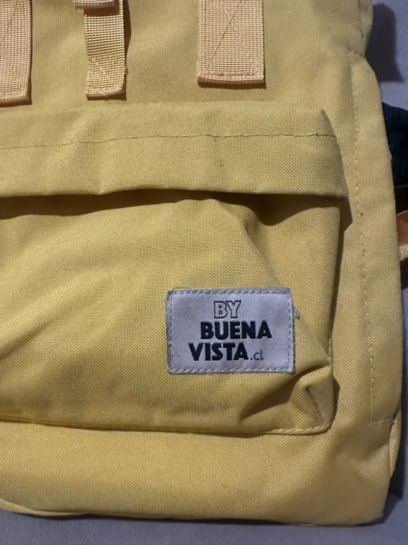 Mochila amarilla Buena Vista con cierre ajustable - 3